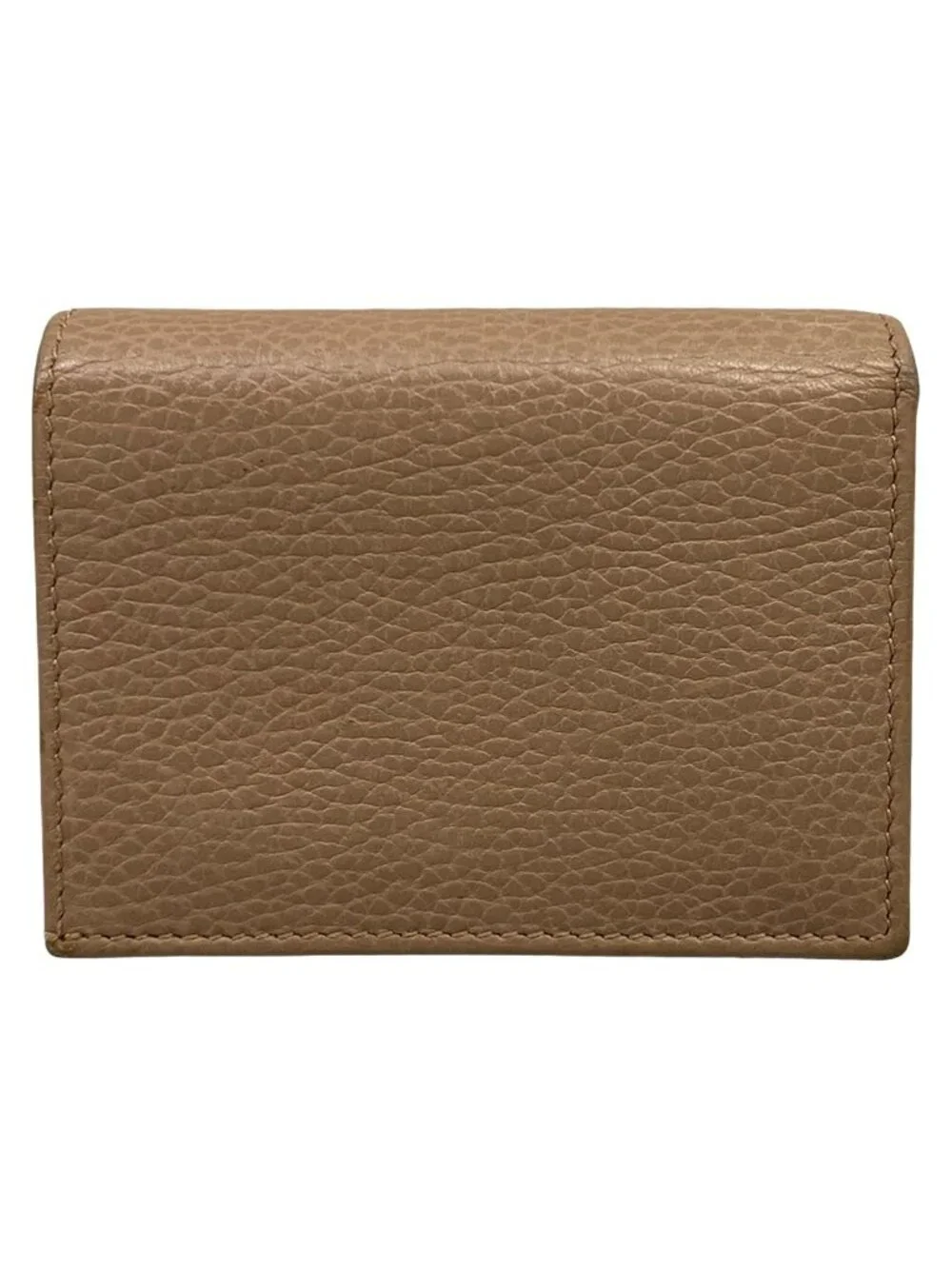 Gucci Bifold Wallet GG Marmont Light Brown Leather